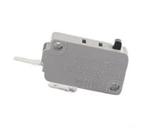Helilyco Remplacement pour kw3a Switch normalement ouvert appareils de cuisine, four à micro-ondes, métal et interrupteur de fin de course en plastique gris
