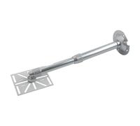 Helilyco Support de suspension PTZ pour caméra dôme télescopique, en alliage d'aluminium, support mural au plafond, réglable de 20 à 80 cm de soutien de surveillance de sécurité