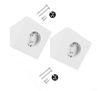 Helilyco Support Ventilateur Plafond Incliné 80° 20x20cm pour robuste | Angle 80°, plastique pour robuste, peignable, 20x20cm, pour toit pentu