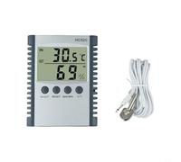 Helilyco Thermomètre hygromètre numérique intérieur extérieur Temp Jauge d'humidité Sans fil Capteur à distance Sonde