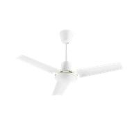 Helios DVW 140 Ventilateur de plafond - Métal, 3 pales blanches, 1400 mm - 08649