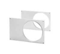 Helios FSK 60/35 Pièce de forme - pour ventilateur de gaine - 1 jeu = 2 pièces - 00835