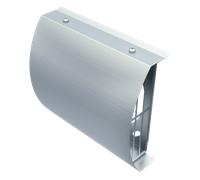 Helios IP-FBA 160 B - Grille de façade ISOPIPE pour air extérieur DN 160 - 02665