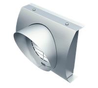 Helios IP-FBF 125 B - Grille de façade ISOPIPE d'extraction d'air DN 125 - 02901