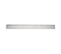 Helios-Preisser Règle simple chromée avec facettes 400 mm (0455424)