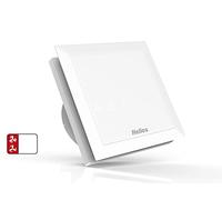Helios Ventilateur de salle de bain avec commande de temporisation, contrôle de l'humidité, détecteur de mouvement blanc, pour la ventilation dans la salle de bain et les toilettes, contre l'humidité