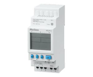 Helios WSUP-S Interrupteur horaire hebdomadaire avec contact sec pour montage en armoire électrique - 09577