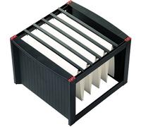 Helit Bac pour dossiers suspendus 'the rack' 40 dossiers empilable noir H6110092