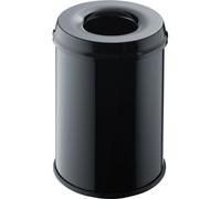 Helit Corbeille A Papier En Acier, Avec T¿Te Anti-Feu, 15 L