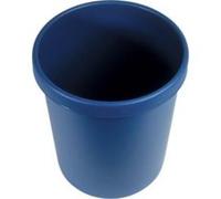 helit - Corbeille à papier en plastique, rond, 45 litres, Rouge G