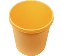 helit Corbeille à papier en plastique, ronde, 30 litres, Rouge G