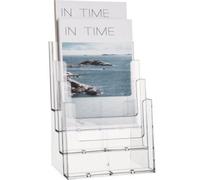 Helit H2352402 Présentoir de prospectus transparent DIN A4 vertical Nombre de compartiments 4 1 pc(s) (l x H x P) 240 x 340 x 192