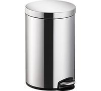 Poubelle acier inox pour salle de bain 12 litres