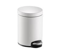 helit H2403605 - Poubelle à pédale „the silent“ 20 L, blanche