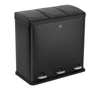 helit H2405295 - Système de tri des déchets, the seperator, 3 x 20L - inox, poubelle, conteneur à déchets