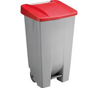 Denox Conteneur Sélectif, 120 L, Rouge