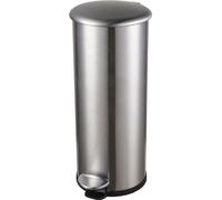 helit H2406600 helit poubelle à pédale "the zinc", 20 litres, argent