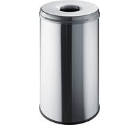 helit H2515800 - Corbeille de sécurité „the guardian“ 50 L | Poubelle de sécurité avec couvercle anti-feu pour la prévention des incendies