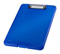 helit H2532030 - Porte-bloc DIN A4 „the clip“ bleu translucide | Porte-bloc et planche à dessin pour documents, formulaires et notes