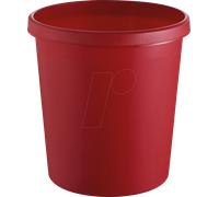 HELIT H61058-25 - Corbeille à papier 18 litres, rouge
