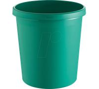 HELIT H61058-52 - Corbeille à papier 18 litres, verte