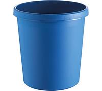 Corbeille à Papier en plastique classique coloré - Bleu