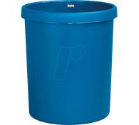 helit helit Poubelle à papier 30l plastique avec bord de préhension bleu H405 × I350 mm Quantité:1