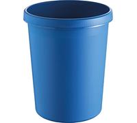 helit H6106234 - Corbeille à papier „the german“ 45 L bleu | En plastique avec une poignée sur tout le pourtour pour un transport confortable