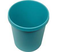 helit h6106252 Grande corbeille à papier vert 45 L | En plastique avec une poignée sur tout le pourtour pour un transport confortable