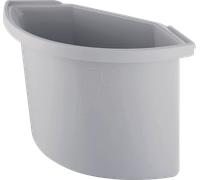 HELIT H61067-82 - Insert à déchets gris clair sans couvercle pour corbeille à papi