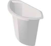 HELIT H61069-82 - Insert à déchets pour corbeille à papier, 6 litres, gris clair