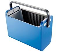 Helit Boite Mobile Avec Pot A Crayons, Bleu/Noir