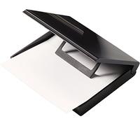 helit H6305895 - Boîte à fiches avec couvercle DIN A7 noir | Pour jusqu'à 200 feuilles, pour un rangement ordonné des notes