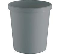 helit H6405882 - Corbeille à papier „the green german“ 18 L gris | Poubelle en plastique recyclé, certifiée Blauer Engel