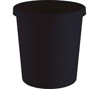 helit H6405895 Corbeille à papier « the green german », 18 l, en plastique recyclé, certifié Blauer Engel, anthracite/noir, 1 pièce