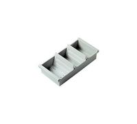 helit - Lot de 2 - planchette de subdiviision pour bac à fichier A6 à