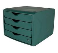 Helit Boîte à tiroirs H6429552 'the green chameleon' plastique recyclé Blauer Engel vert, 1 pièce