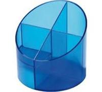 Pot multifonction 'the cross', 4 compartiments, bleu