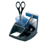 Helit Organiseur de bureau Compact Office - Noir/Bleu