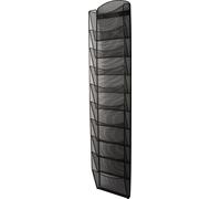 helit Porte-brochures mural Mesh, A4 vertical, 10 compartiments, noir