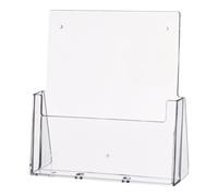 helit Porte-prospectus de table DIN A4 vertical plastique transparent autonome HELIT Quantité:1