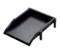 helit h6390895 - Distributeur de trombones avec aimant, série : Règle, noir