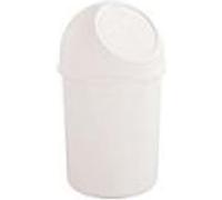 Helit Poubelle à clapet Push, 6 litres Gris G