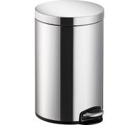 helit poubelle à pédale "Classic", 20 litres, argent