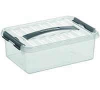 helit sunware H6160002 - Boîte de rangement « the q-line », 4 litres, avec couvercle, transparent, 1 pièce