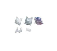 helit H6103008 Support mural « The Grid », gris transparent