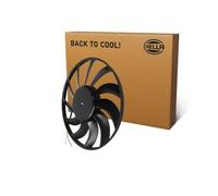 HELLA 8EW 366 420-091 Ventilateur, refroidissement du moteur - 12V - 250W | électrique - Ø: 383mm - sans cadre du véntilateur du radiateur (encadrement)/sans résistance
