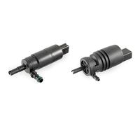 HELLA 8Tw 006 849-031 Pompe D'Eau De Nettoyage, Nettoyage Des Phares - 12V - Électrique - Mono Pompe - Fiche: Fiche Plate + 8Tw 006 848-041 Pompe D'Eau De Nettoyage, Nettoyage Des Vitres - 12V