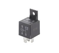 HELLA Relais, courant de travail - 12V - 5pôle - Relais à courant de travail - avec support - Quantité: 1 - 4RA 933 791-121