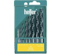Heller – Mèches hélicoïdales à bois CV – tige ronde, jeu de 8 pièces Ø 3/4/5/6/7/8/9/10 – Qté 1
